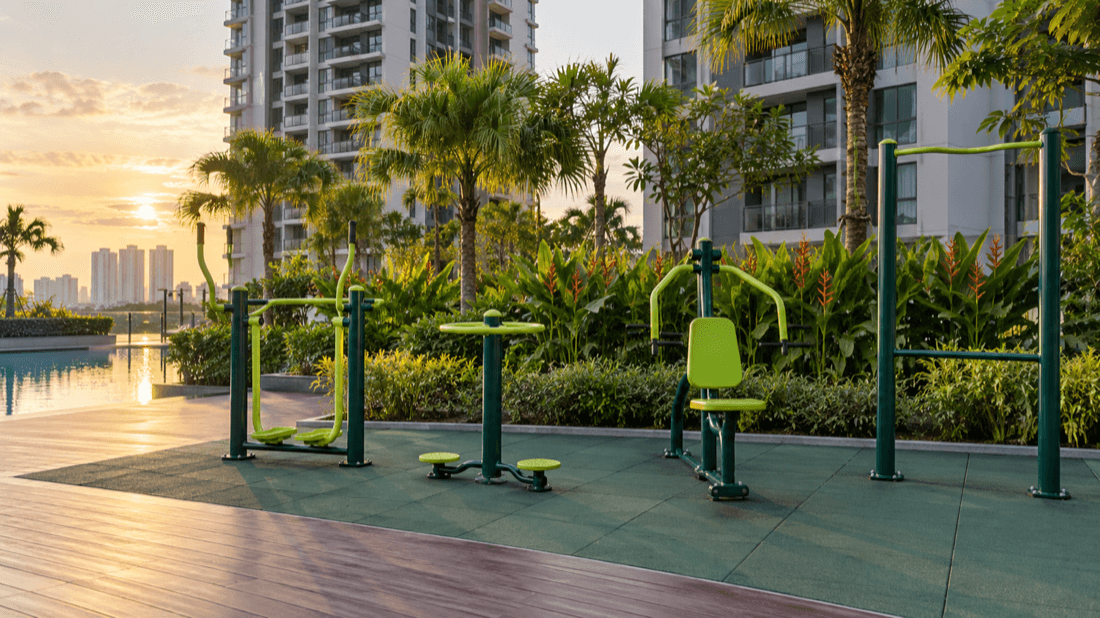 How to Plan an Outdoor Gym for a Residential Development